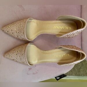 Liliana Blush Embellished Heels